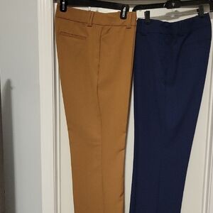 INC International Concepts Tan and Blue Dress Pants